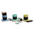 Caja 4 tazas y platillos Jade