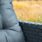 Fauteuil anthracite Square Garden