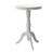 White gueridon occasional table <br />Adele
