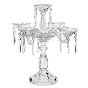 Crystal 4-branch candelabra