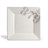 Assiette à dessert Ouessant blanche<br />  - Lot de 6