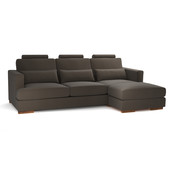 Canapé d'angle 5 places fixe personnalisable
