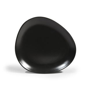Black Stone dessert plate <br /> - Set of 6