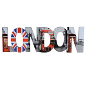 Wanddekoration London groß