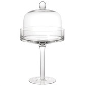 Bell jar on pedestal