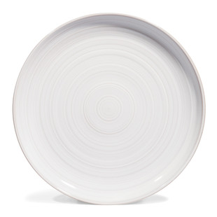 Plat bord Manosque wit <br /> - Lot van 6