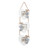 Heart white triple photo frame
