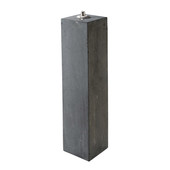 Santarem antracietgrijze olielamp klein model
