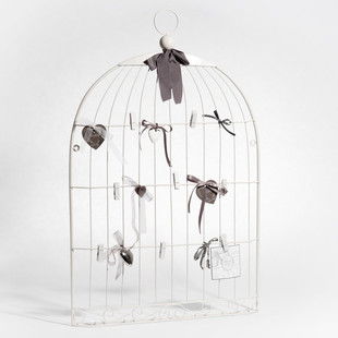 Pêle-mêle Cage oiseau blanc