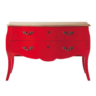 Ladekast rood  Haute couture