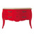 Ladekast rood  Haute couture