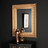 Marquise mirror, gold 95x125