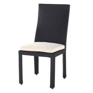 Chaise de jardin noire Miami