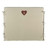 Housse tête de lit cœur rouge 140 cm