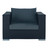 Fauteuil de jardin carré noir<br />Antibes
