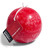 Bougie Boule rouge <br /> - Lot de 6
