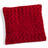 Cuscino Roses in pelliccia rossa <br /> - Lotto di 2