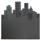 Headboard 140cm, grey Skywalk