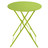 Table de jardin ronde anis métal<br />Confetti