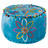 Poef Gipsy blauw