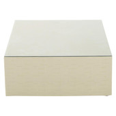 Table basse de jardin beige Ibiza