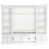TV Bookcase in Ivory Passy