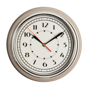 Uhr Retro-Chic taupe