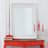 Spiegel Marquise weiß 95x125