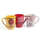 Set di 6 mug Caffetteria