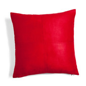 40 x 40 red suede cushion