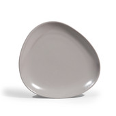 Assiette dessert Galet Grise <br /> - Lot de 6