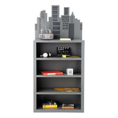 Bücherregal grau Skywalk