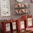 Red Vichy tea towel  <br /> - Set of 6