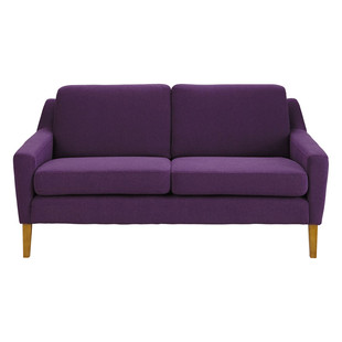 Sofa 2-Sitzer Linara violett Mad Men