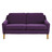 Sofa 2-Sitzer Linara violett Mad Men