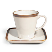 Kaffeetasse Allure elfenbein <br /> - Set aus 6