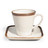 Koffiekop Allure ivoor <br /> - Lot van 6