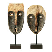 Set di 2 statuette Adyumba