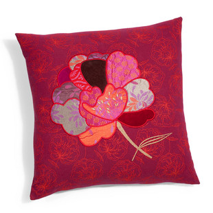 Fodera cuscino Taishi con fiore  <br /> - Lotto di 2