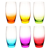 Set of 6 Colorama glasses