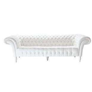 4-Seat White Sofa Picadilly