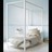 White gueridon occasional table <br />Adele