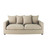 Sofa Leinen 3-Sitzer Leonard