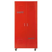 Kleiderschrank Industry-Stil rot Red