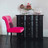 Commode noire Gustavia