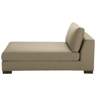 Ottomane Baumwolle taupe Terence