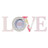 Cadre photo patch Love Poésie