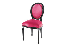 Stuhl, Velours fuchsia  VELVET Louis