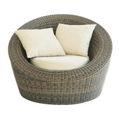 Fauteuil de jardin rond  Bali