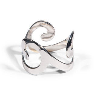 Rond de serviette Vagues <br /> - Lot de 6